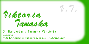 viktoria tamaska business card