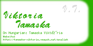 viktoria tamaska business card